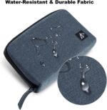 Small Electronics Organizer Travel Case – Slim Travel Cable Pouch for Small Tech... - Image 3