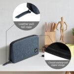 Small Electronics Organizer Travel Case – Slim Travel Cable Pouch for Small Tech... - Image 6