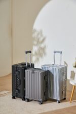 HotWay PC Hard Shell Carry On Luggage with Aluminum Frame, Suitcase with Cup Hol... - Image 3