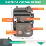 HERO Neck Wallet, RFID Blocking Passport Holder, Easy to Conceal Travel Pouch - Image 4