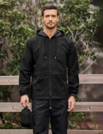 COOFANDY Mens Packable Rain Jacket Lightweight Waterproof Raincoat with Hood Out... - Image 3