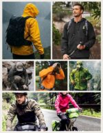 COOFANDY Mens Packable Rain Jacket Lightweight Waterproof Raincoat with Hood Out... - Image 7