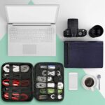 MATEIN Electronics Organizer, Waterproof Travel Electronic Case, Portable Double... - Image 6