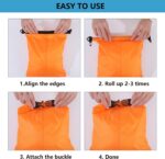 Pimoys 6 Pack Waterproof Dry Bags, Lightweight Outdoor Dry Sacks Ultimate Dry Ba... - Image 4