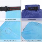 Pimoys 6 Pack Waterproof Dry Bags, Lightweight Outdoor Dry Sacks Ultimate Dry Ba... - Image 5