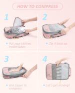 BAGSMART 6 Set /4 Set/2 Set Compression Packing Cubes for Travel, Lightweight Lu... - Image 6