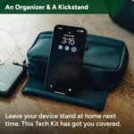 Halfday Sidekick Tech Organizer Kit | Flip-Out Kickstand for Phone/Tablet, Zip-F... - Image 3