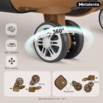 Melalenia Luggage Sets 7 Piece Suitcase Set, Hard Shell Carry on Luggage Travel ... - Image 5