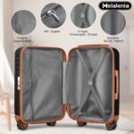 Melalenia Luggage Sets 7 Piece Suitcase Set, Hard Shell Carry on Luggage Travel ... - Image 6