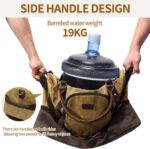 Nerlion Weekender Bag with Shoe Compartment Large Overnight Bag for Men Canvas G... - Image 5