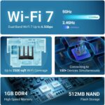 GL.iNet GL-BE6500 (Flint 3e) WiFi 7 Router, High-Speed WiFi Router for Wireless ... - Image 5