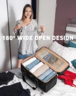 Weekender Travel Duffle Bag for Women: Overnight Bags with Shoe Compartment Carr... - Image 3