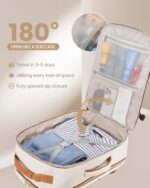 LOVEVOOK 40L Travel Backpack for Women Men,Waterproof Airline Approved Carry On ... - Image 3