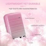LARVENDER Luggage Sets 3 Piece, 20 Inch Carry on Luggage 22x14x9 Airline Approve... - Image 4