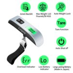 Digital Hanging Luggage Scale with Backlit for Travel, Portable Handheld Suitcas... - Image 3