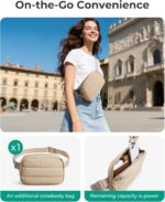 BAGSMART 35L Travel Backpack Women, 17.3 Inch Carry On Backpack Flight Approved,... - Image 3