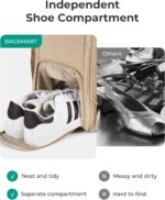 BAGSMART 35L Travel Backpack Women, 17.3 Inch Carry On Backpack Flight Approved,... - Image 5