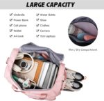 Eslcorri Gym Duffle Bag for Women Men, Sports Backpack with Wet & Shoe Compartme... - Image 4