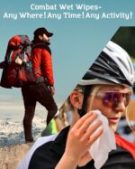 Combat Wipes ACTIVE Outdoor Wet Wipes - Extra Thick Camping Gear, Biodegradable,... - Image 6