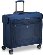 DELSEY PARIS Helium DLX Rolling Garment Bag with Spinner Wheels, Navy Blue - Image 3