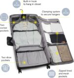 DELSEY PARIS Helium DLX Rolling Garment Bag with Spinner Wheels, Navy Blue - Image 4