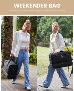 LOVEVOOK Large Travel Duffle Bag, Weekender Bags for Women With Shoe Compartment... - Image 3