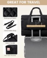 LOVEVOOK Large Travel Duffle Bag, Weekender Bags for Women With Shoe Compartment... - Image 6