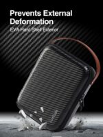 Luxtude Electronics Organizer Travel Case for Chargers and Cords, Hard Case for ... - Image 4