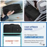 MATEIN Carry on Backpack, Flight Approved Travel Backpack with USB Port, TSA Per... - Image 3