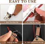 4Pcs Travel Hat Clip Elastic Hat Holder for Purse Hands-Free Bag Accessory for T... - Image 6