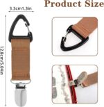 4Pcs Travel Hat Clip Elastic Hat Holder for Purse Hands-Free Bag Accessory for T... - Image 7