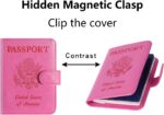Passport Holder Cover Wallet RFID Blocking Leather Card Case Travel Accessories ... - Image 4