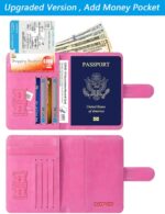 Passport Holder Cover Wallet RFID Blocking Leather Card Case Travel Accessories ... - Image 5