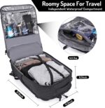 MOZETO Travel Backpack for Men 40L TSA Approved Carry On Backpack with USB Charg... - Image 3