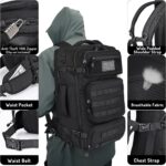 MOZETO Travel Backpack for Men 40L TSA Approved Carry On Backpack with USB Charg... - Image 4