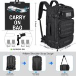 MOZETO Travel Backpack for Men 40L TSA Approved Carry On Backpack with USB Charg... - Image 5