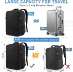 ZOMFELT Travel Backpack for Women Men, 45L Carry On Backpack Luggage 22x14x9 Air... - Image 3