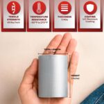 XFasten Mini Duct Tape Roll with Woven Cord Rope, Compact 3-Pack (2-Inch x 60 Fe... - Image 4