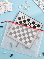 JARLINK 18 Pack 8 Sizes Mesh Pouch, 9 Colors, Waterproof Zipper Bags Document Mu... - Image 4