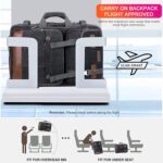 WITZMAN Canvas Travel Backpack for Men Large Laptop Backpack Fit 16 inch Carry-o... - Image 7