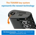 Forge TSA Approved Luggage Locks 4 Digit Combination TSA Travel Locks with TSA00... - Image 4