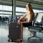 Luggage Sets 5 Piece with TSA Lock Spinner Wheels, Unisex Hard Case ABS Suitcase... - Image 3