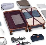 Luggage Sets 5 Piece with TSA Lock Spinner Wheels, Unisex Hard Case ABS Suitcase... - Image 7