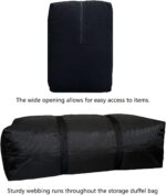 Extra Large Storage Duffle Bag for Travel, Black Oversized Giant Big Traveling D... - Image 4
