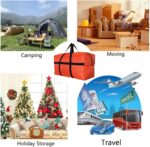 Extra Large Storage Duffle Bag for Travel, Black Oversized Giant Big Traveling D... - Image 5