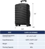 Travelpro Maxlite Air V2 Hardside Expandable Carry on Luggage, 8 Spinner Wheels,... - Image 7