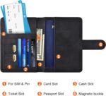 Eoehro Passport Holder for Travel Essentials, Passport Wallet Cover Case for Tra... - Image 4