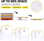 Lightweight Compression Packing Cubes for Suitcases, Compressible Expandable Tra... - Image 4