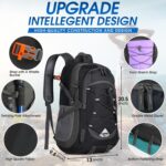 IGOLUMON Hiking Backpack 40L Packable Lightweight Camping Backpack Men Women Wat... - Image 3