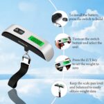 Luggage Scale, 110lb Luggage Weight Scale with 4 Unit Switching Functions&LED Di... - Image 4